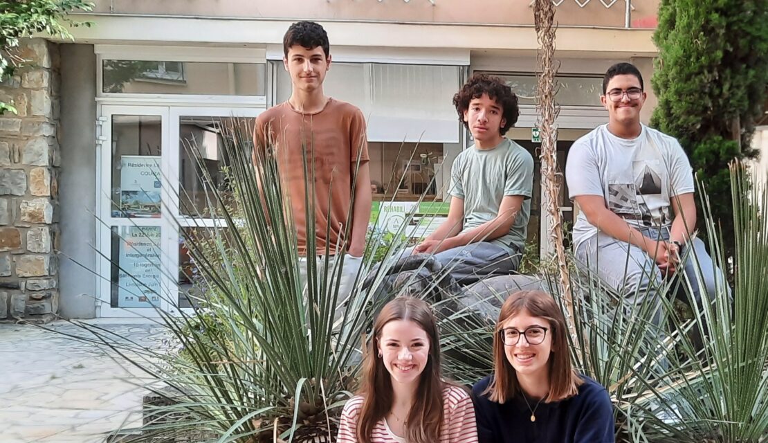 Dernière journée de stage pour Alix, Anas, Auriane, Mathéo et Mehdi 😊